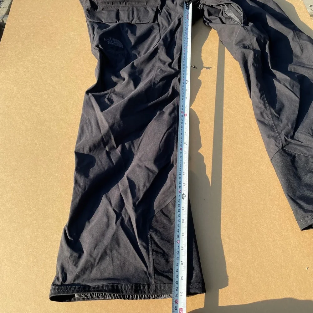 The North Face Snow Pants Mens L Black Pre-owned Excellent DryVent Ski Cargo